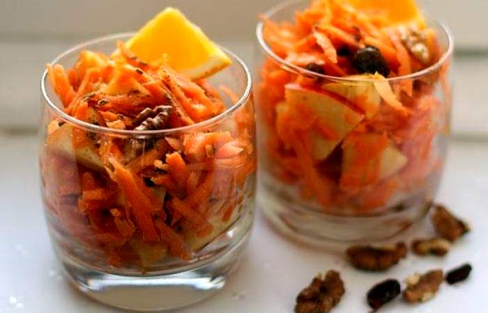 Рецепт Фруктовый салат с морковью  шаг-4