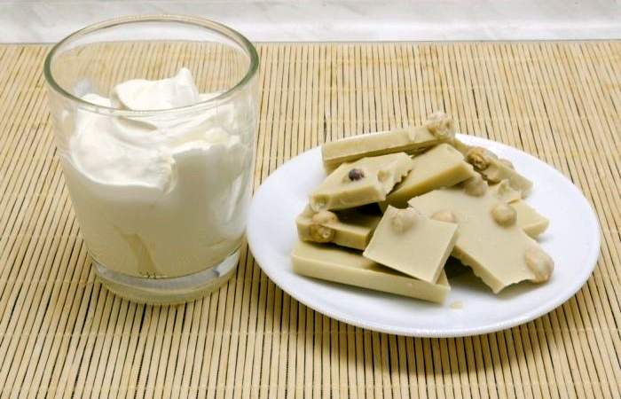 Рецепт Крем с белым шоколадом шаг-1