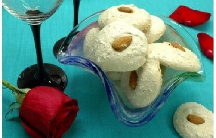 Рецепт Меренги с миндалем Готовим Десерты Меренги с миндалем