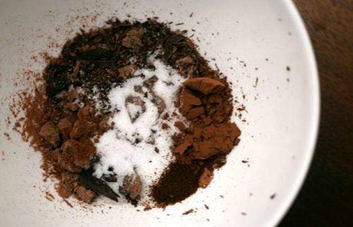 Рецепт Мусс из горького шоколада шаг-1