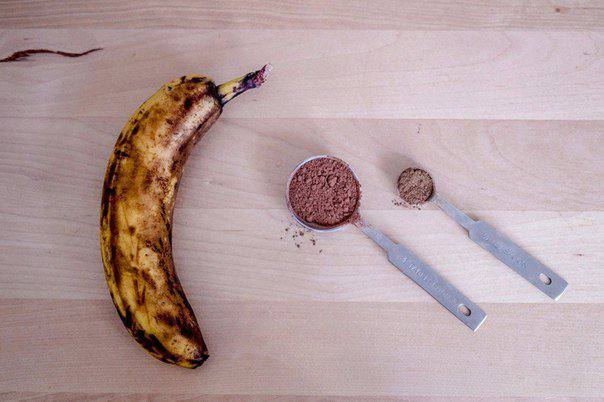 Рецепт Бананово-шоколадное мороженое шаг-1