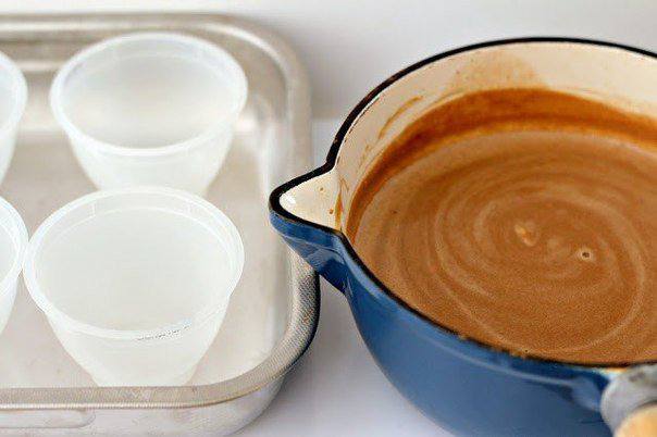 Рецепт Панна котта из кофе, кокоса и шоколада  шаг-2