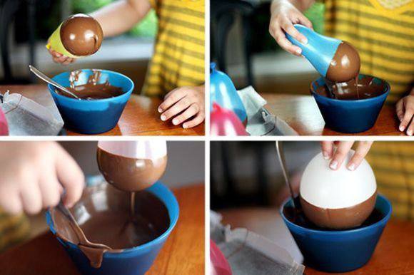 Рецепт Шоколадные «чашечки» шаг-1