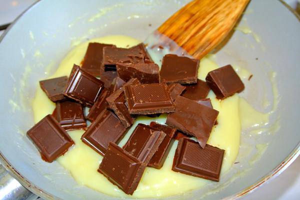 Рецепт Шоколадный фадж с орехами  шаг-4