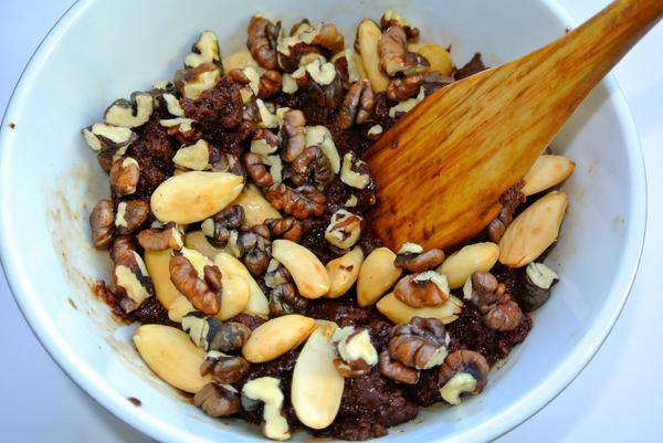 Рецепт Шоколадный фадж с орехами шаг-6