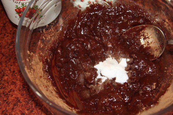 Рецепт Шоколадно-клюквенный пудинг шаг-3
