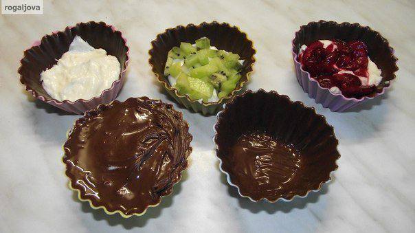 Рецепт Творожок в шоколаде шаг-6