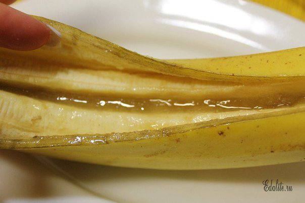 Рецепт Запеченный банан с корицей и медом шаг-3