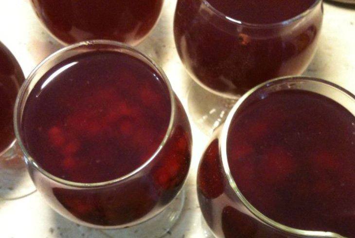 Рецепт Желе из компота с желатином Готовим Десерты Желе из компота с желатином