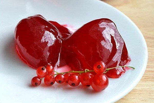 Рецепт Желе из красной смородины Готовим Десерты Желе из красной смородины