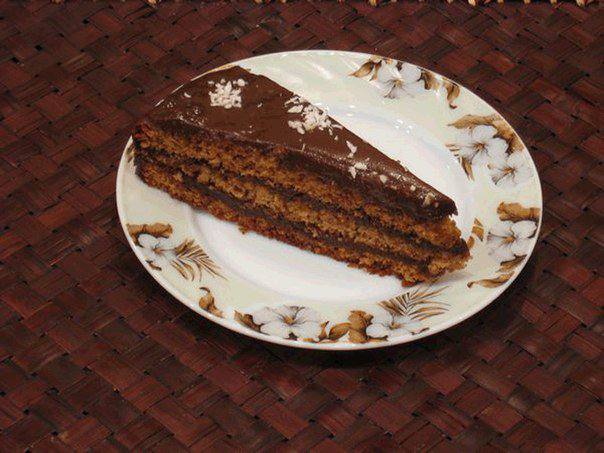 Рецепт Медовый торт с кремом из халвы шаг-1