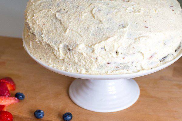 Рецепт Норвежский торт с кремом и фруктами  шаг-4