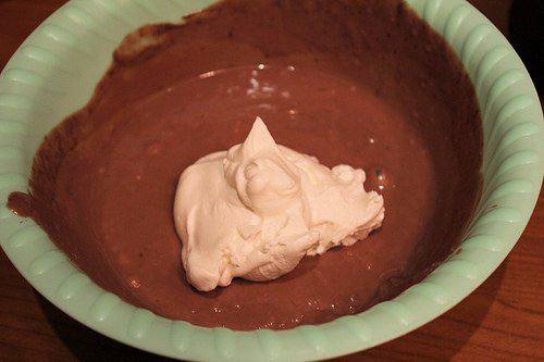 Рецепт Трехслойный шоколадный чизкейк  шаг-4