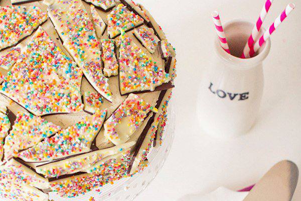 Рецепт Ванильный торт с шоколадной плиткой шаг-1