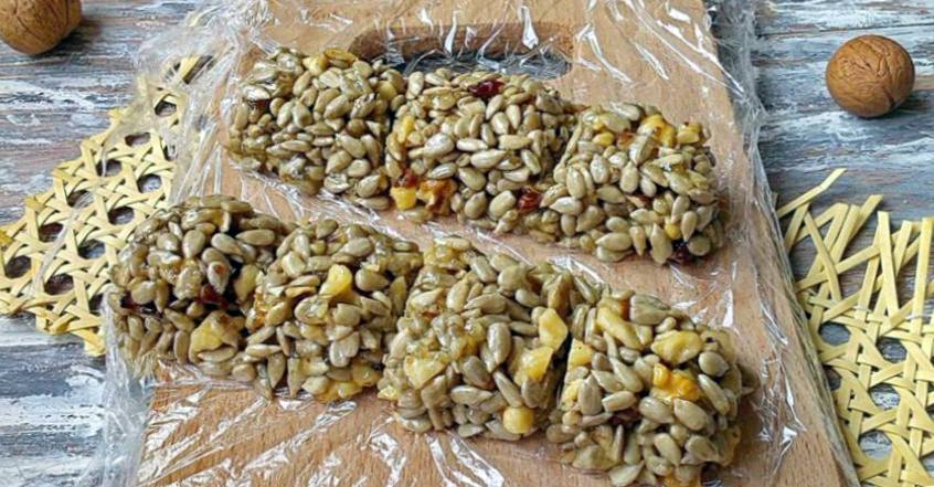 Рецепт Козинаки из семечек и грецких орехов  шаг-4