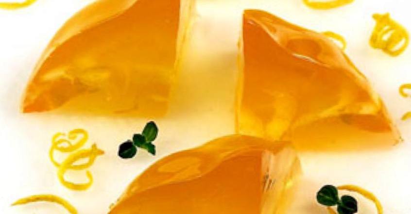 Рецепт Лимонное желе с мятой шаг-1