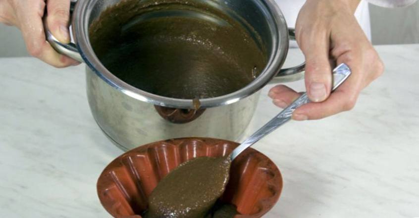 Рецепт Шоколадный пудинг с клубникой  шаг-2