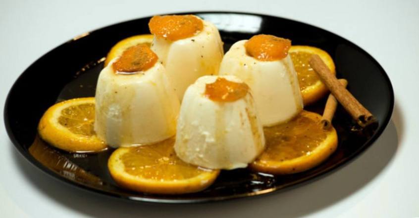 Рецепт Суфле из йогурта с жареными пряными апельсинами  шаг-4