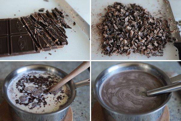 Рецепт Мятный горячий шоколад  шаг-2