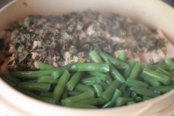 Рецепт Филе лосося с оливками на пару шаг-6