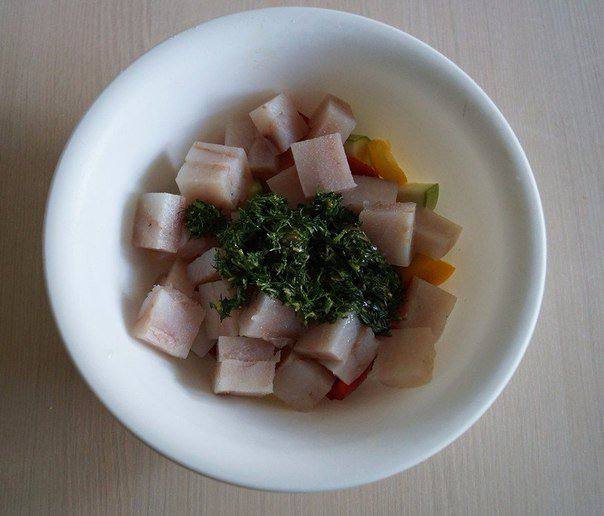Рецепт Рыбные шашлыки с овощами шаг-6