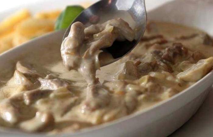 Рецепт Баранина, тушеная в йогурте Готовим Мясо Баранина, тушеная в йогурте