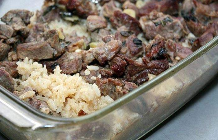 Рецепт Баранина запеченная с рисом Готовим Мясо Баранина запеченная с рисом