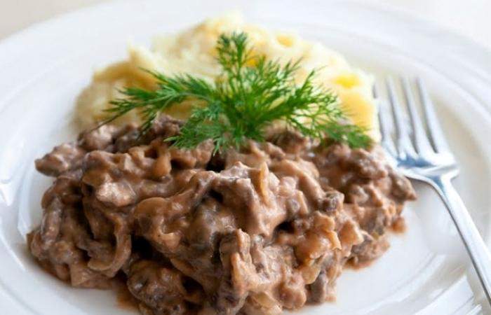 Рецепт Бефстроганов Готовим Мясо Бефстроганов