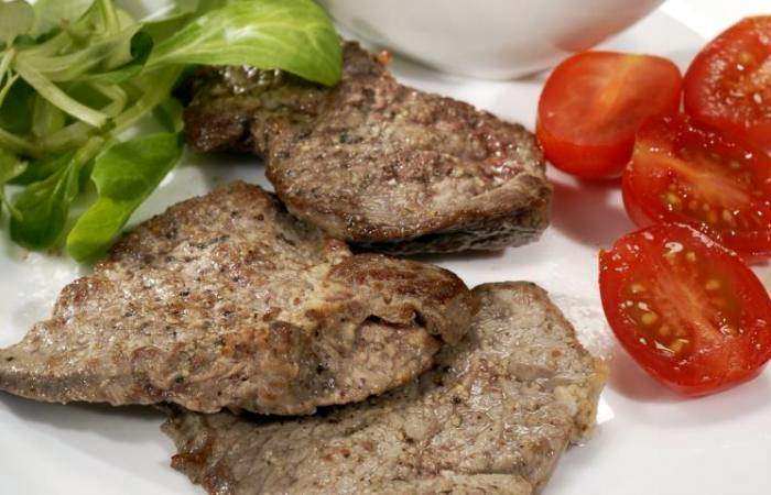 Рецепт Бифштекс из говядины на сковороде гриль Готовим Мясо Бифштекс из говядины на сковороде гриль