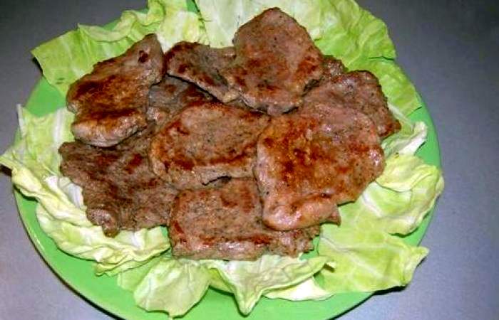 Рецепт Бифштекс из говядины на сковороде гриль  шаг-4