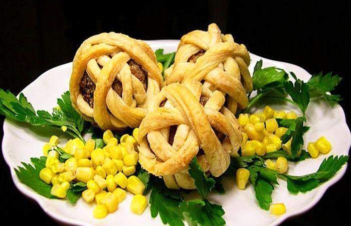 Рецепт Биточки праздничные Готовим Мясо Биточки праздничные