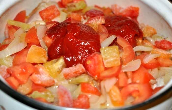 Рецепт Чахохбили с томатной пастой шаг-6