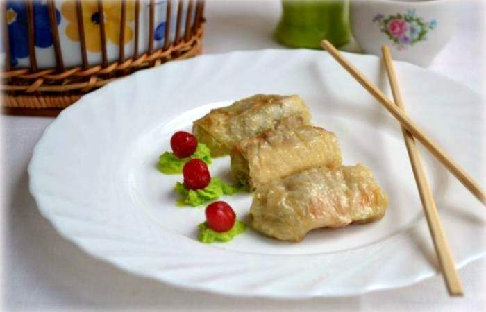 Рецепт Голубцы из пекинской капусты Готовим Мясо Голубцы из пекинской капусты