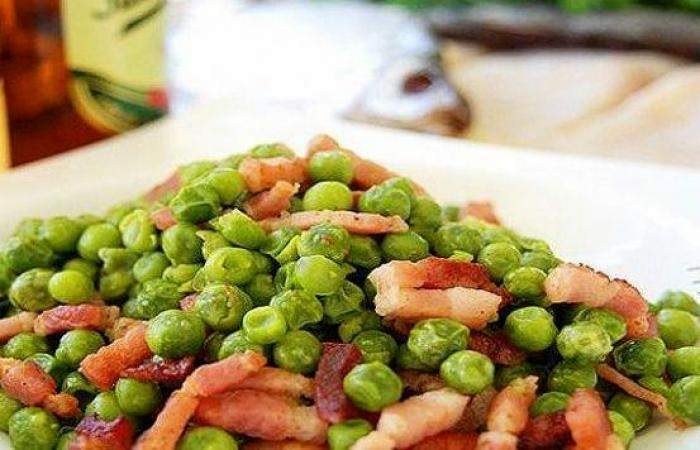 Рецепт Горох с беконом Готовим Мясо Горох с беконом