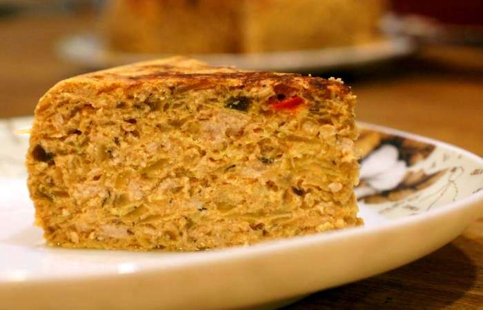 Рецепт Кабачковая запеканка с фаршем в мультиварке Готовим Кухонная техника Кабачковая запеканка с фаршем в мультиварке
