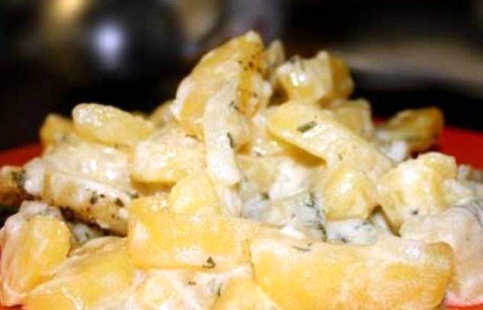 Рецепт Картофель с беконом и сметаной в мультиварке Готовим Кухонная техника Картофель с беконом и сметаной в мультиварке