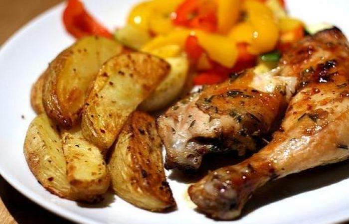 Рецепт Картофель с куриными ножками Готовим Мясо Картофель с куриными ножками