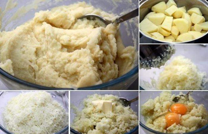 Рецепт Картофельная запеканка с грибами шаг-1