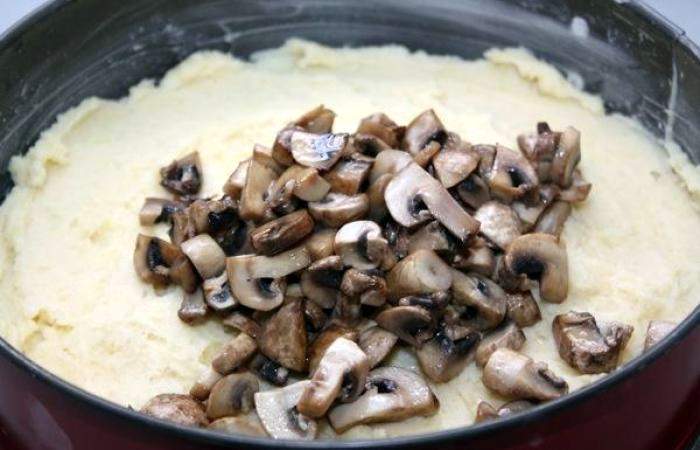 Рецепт Картофельная запеканка с грибами  шаг-4