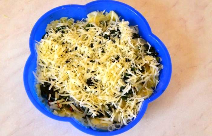 Рецепт Картофельная запеканка со шпинатом шаг-13
