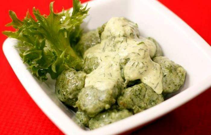 Рецепт Картофельные клецки со шпинатом Готовим Здоровье Картофельные клецки со шпинатом