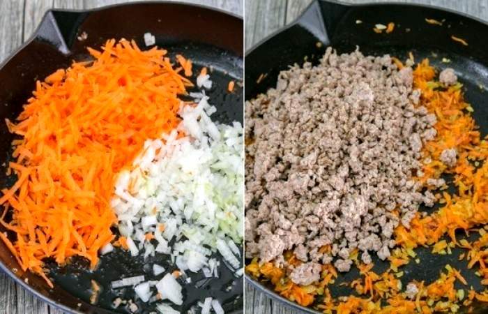 Рецепт Картофельные зразы с мясом шаг-3