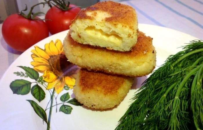 Рецепт Картофельные зразы с сыром шаг-8