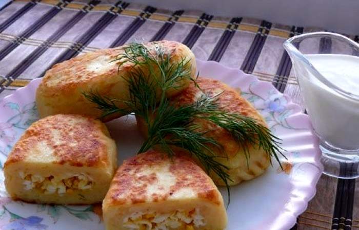 Рецепт Картофельные зразы с яйцом Готовим Здоровье Картофельные зразы с яйцом