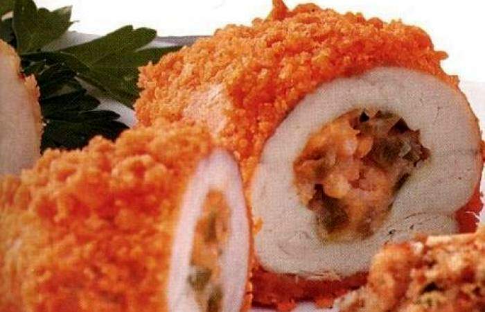 Рецепт Котлеты по-киевски с аджикой Готовим Мясо Котлеты по-киевски с аджикой