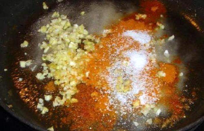 Рецепт Креветки с чесноком и рисом шаг-9