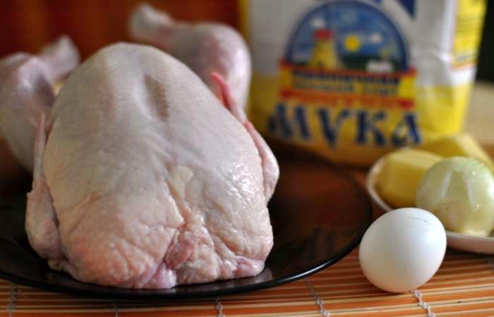 Рецепт Курица в тесте шаг-1