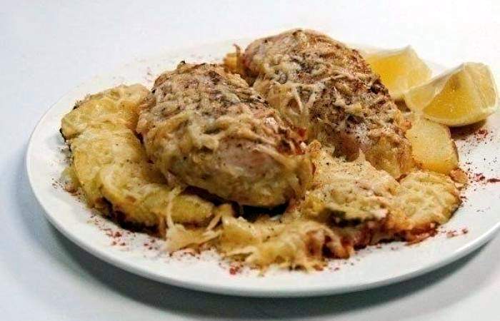 Рецепт Куриная грудка в сливках под сыром Готовим Мясо Куриная грудка в сливках под сыром