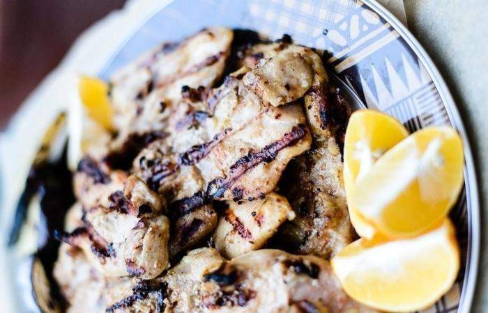 Рецепт Куриные бедра на гриле Готовим Мясо Куриные бедра на гриле