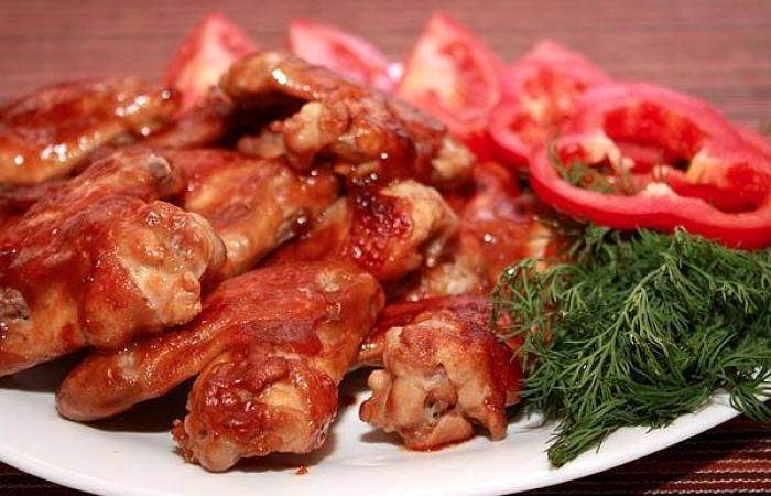 Рецепт Куриные крылышки в кисло-сладком соусе Готовим Мясо Куриные крылышки в кисло-сладком соусе